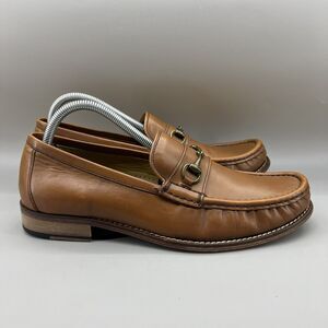 Cole Haan Grand OS Britton Men Size 9 Shoes Brown Leather Horsebit Casual Loafer